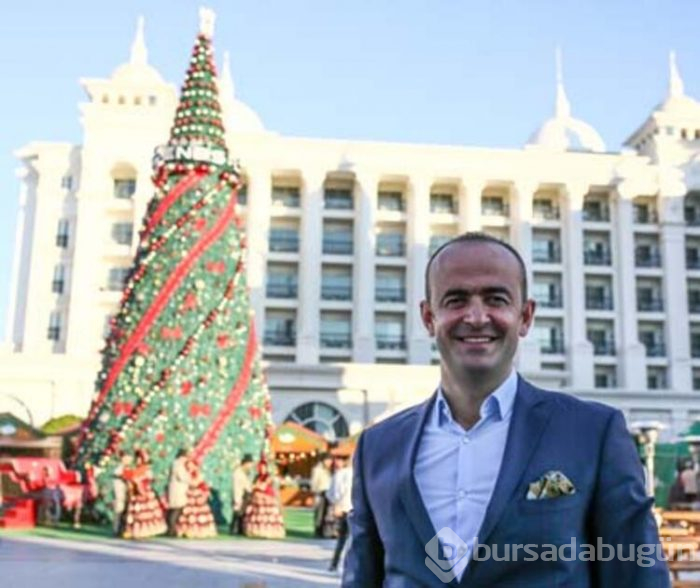 Belek'teki 'Yılbaşı Köyü' ışıl ışıl