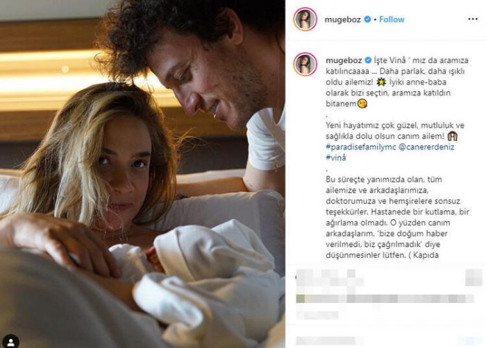 Müge Boz'dan kızıyla paylaşım yaptı!