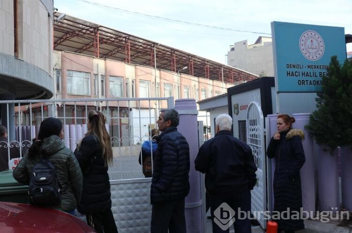 Okulda panik anları!