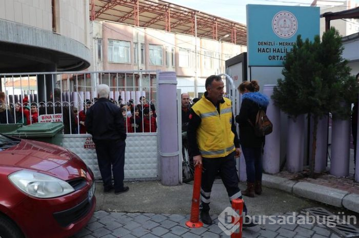 Okulda panik anları!