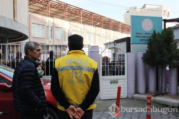Okulda panik anları!