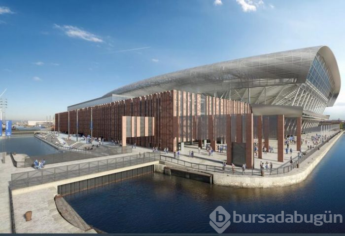 Everton yeni stadın tasarımını paylaştı