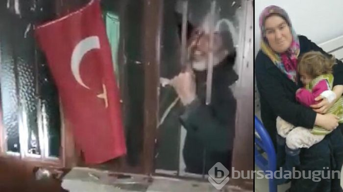 Eşini dövüp, kızı ile kendisini eve kilitledi