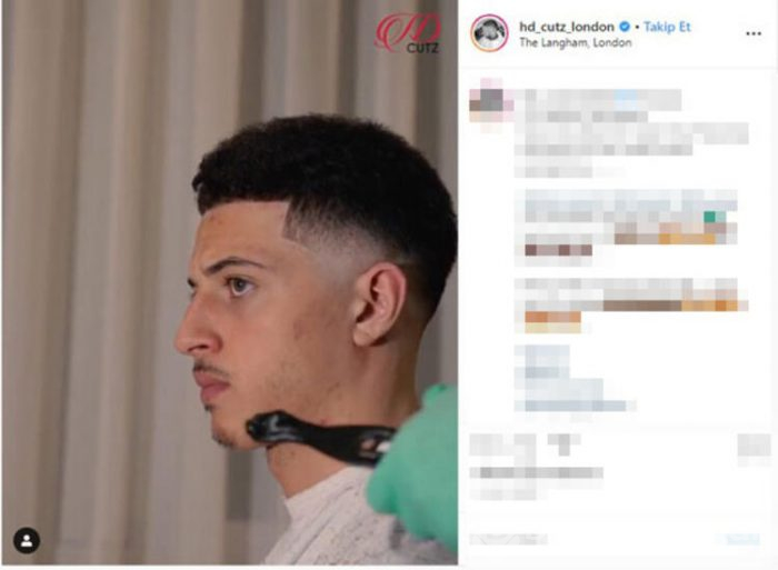 Saçlarını kestirdi!