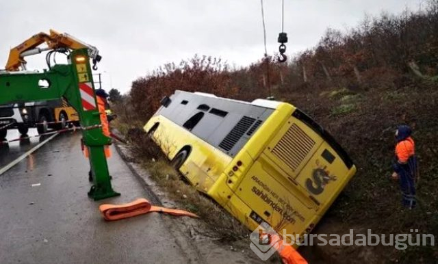 Çekmeköy'deki otobüs kazasında 1 kişi hayatını kaybetti