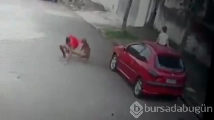 Küçük çocuğu böyle kurtardı