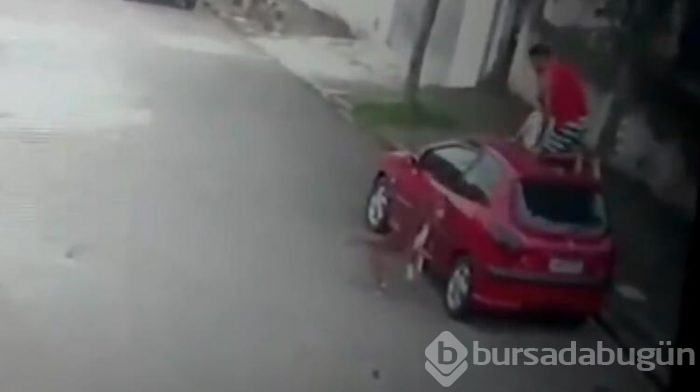 Küçük çocuğu böyle kurtardı