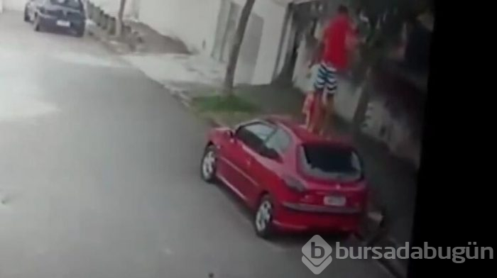 Küçük çocuğu böyle kurtardı!