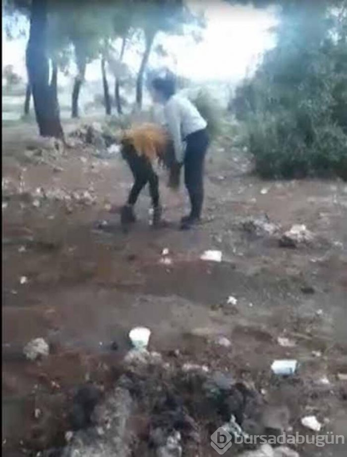 Liseli kıza ormanda dehşeti yaşattılar!