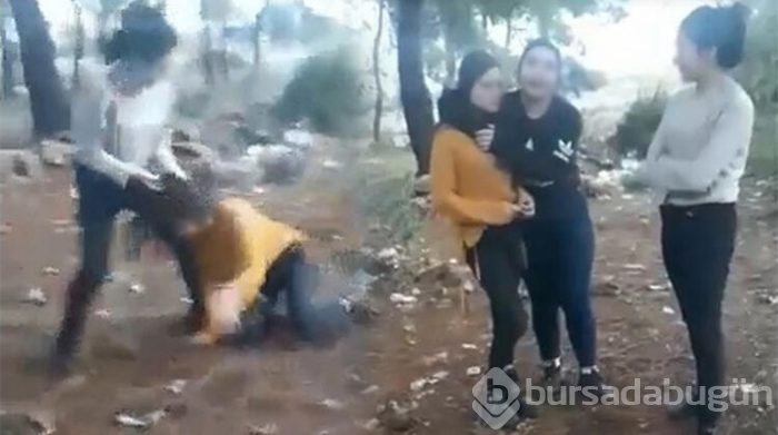 Liseli kıza ormanda dehşeti yaşattılar!
