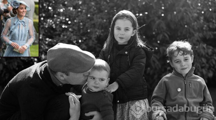 Annesiz aile pozu: Kate nerede?