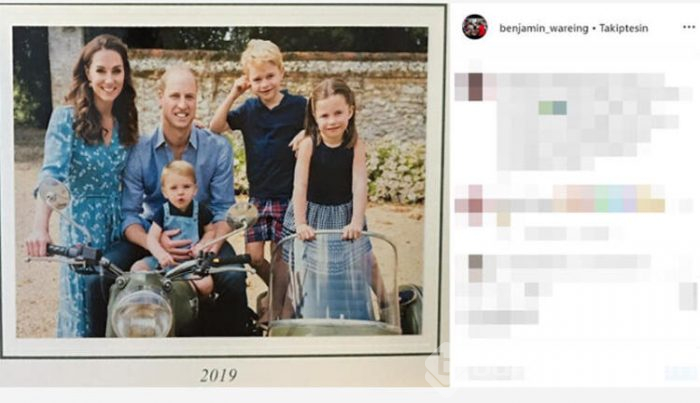 Annesiz aile pozu: Kate nerede?