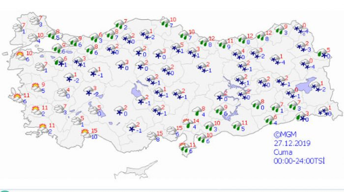 Dikkat kar geliyor!