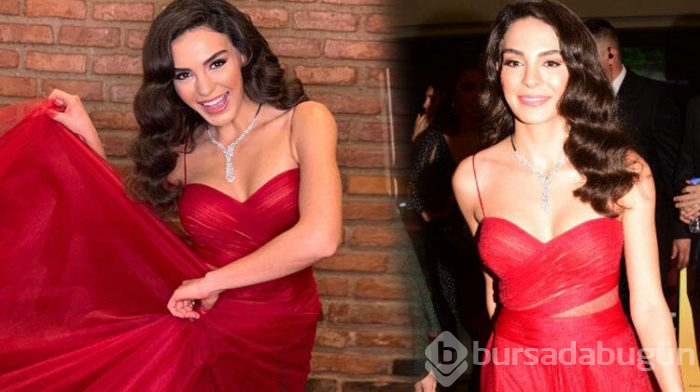 Ebru Şahin kıyafetiyle büyüledi!