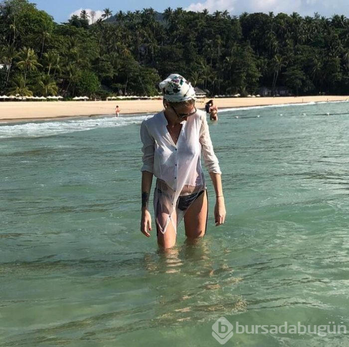 Derin Mermerci boşandıktan sonra soluğu Phuket'te aldı!