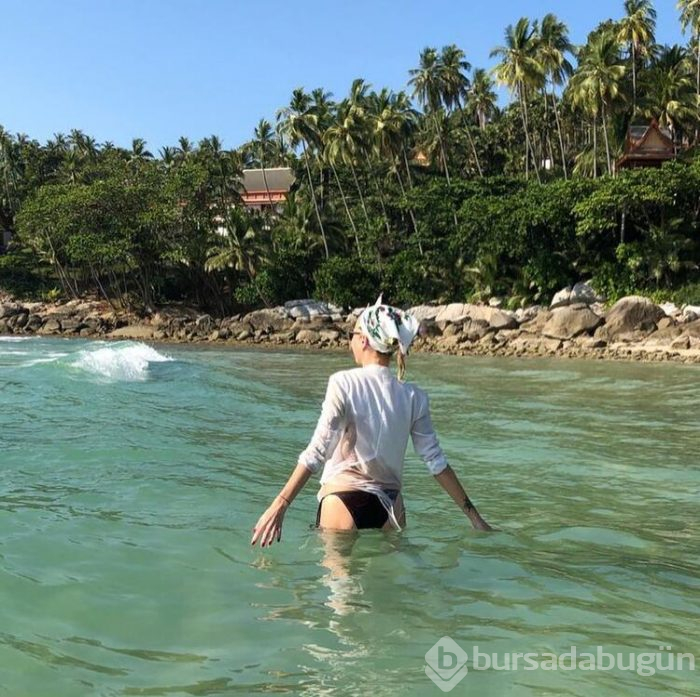 Derin Mermerci boşandıktan sonra soluğu Phuket'te aldı!