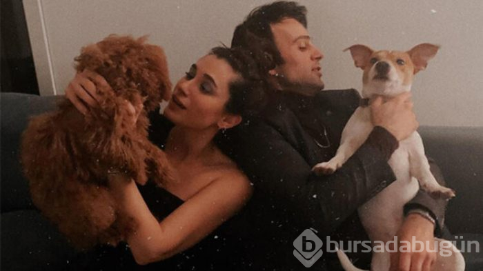 Hande Doğandemir ve Kerem Arslanoğlu'dan aşk pozu!