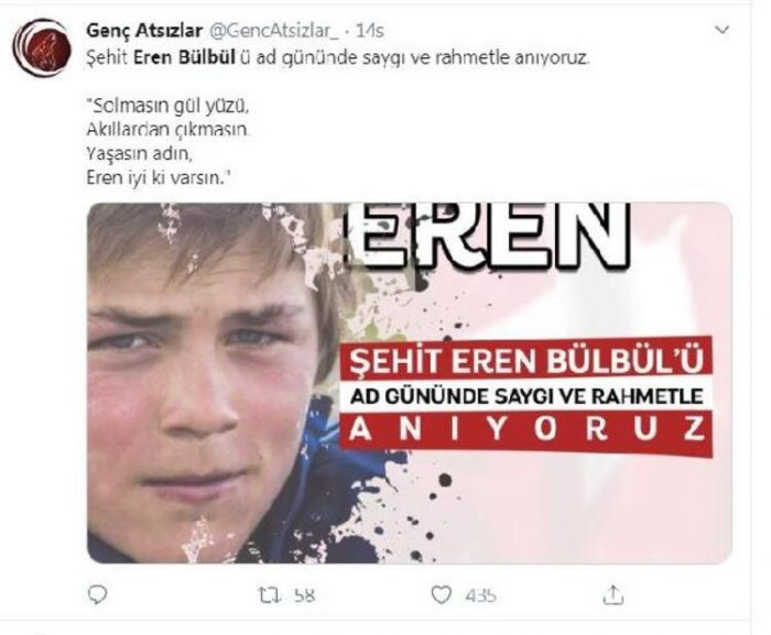 Şehit Eren Bülbül, unutulmadı! 