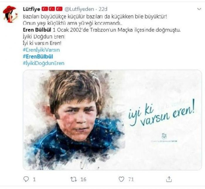Şehit Eren Bülbül, unutulmadı! 