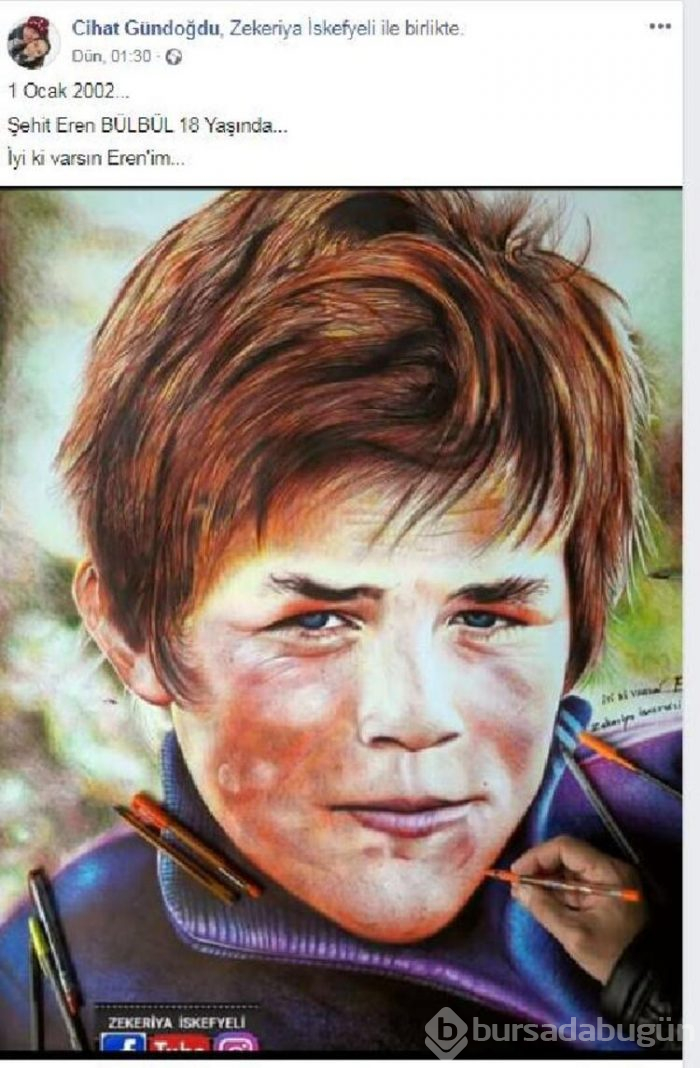 Şehit Eren Bülbül, unutulmadı! 