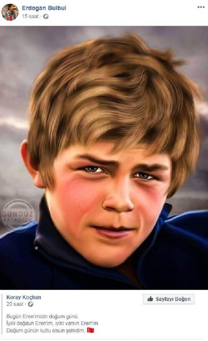 Şehit Eren Bülbül, unutulmadı! 