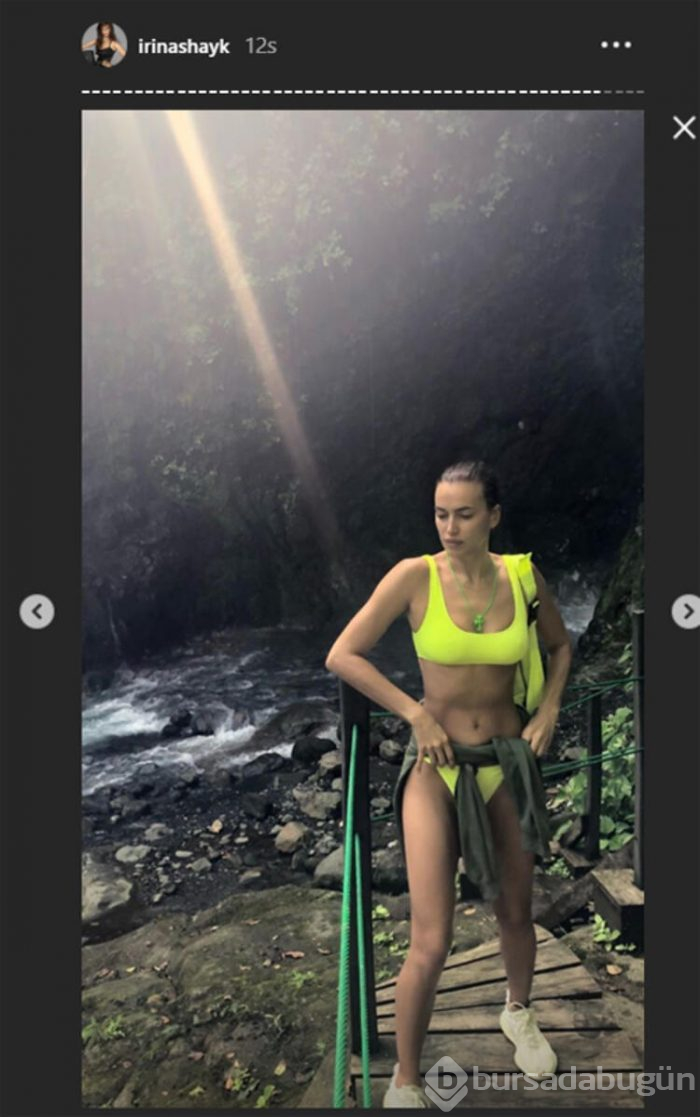 Irina Shayk kendini doğaya bıraktı!