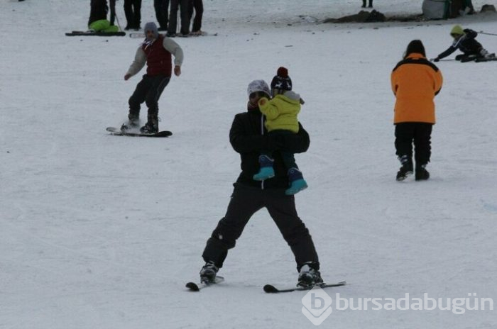 Uludağ doldu taştı