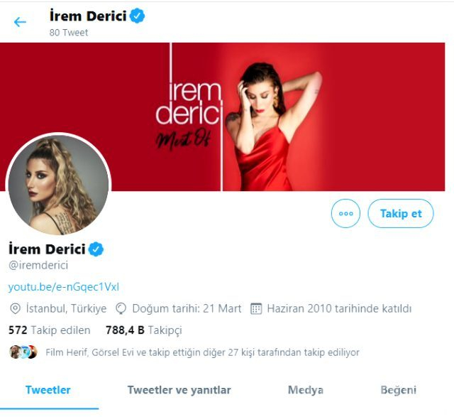 İrem Derici, tüm paylaşımlarını sildi
