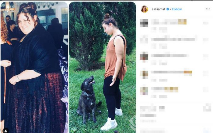 Aslı Samat, değişimiyle herkesi şaşırttı