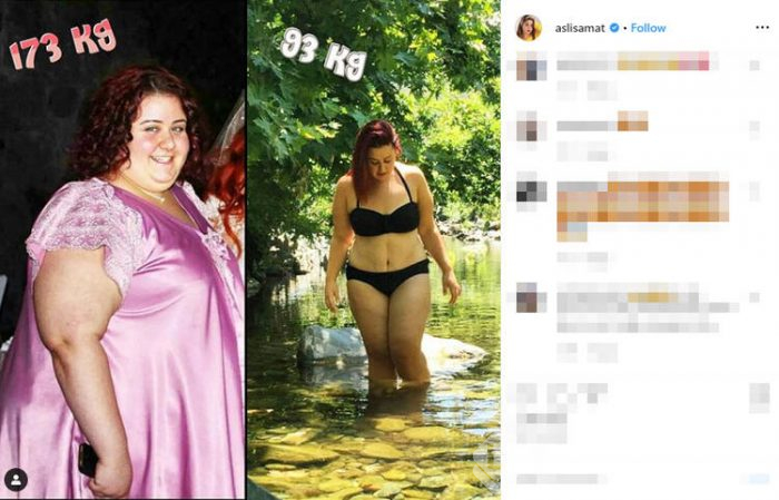 Aslı Samat, değişimiyle herkesi şaşırttı