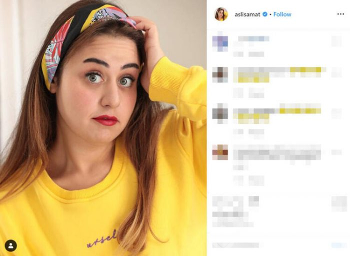 Aslı Samat, değişimiyle herkesi şaşırttı