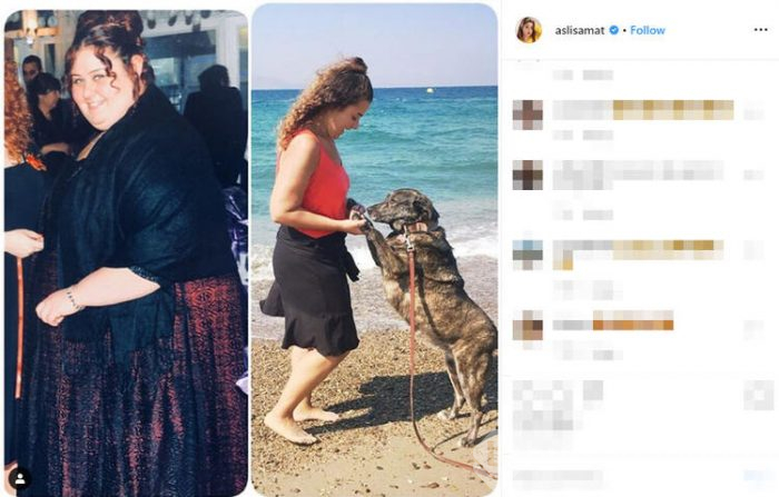 Aslı Samat, değişimiyle herkesi şaşırttı