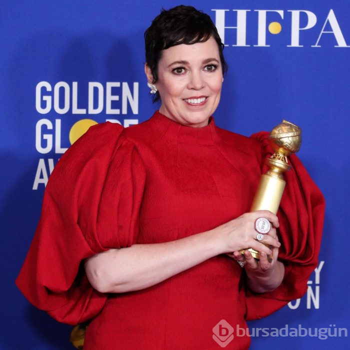 Olivia Colman'ın mesaj veren yüzüğü