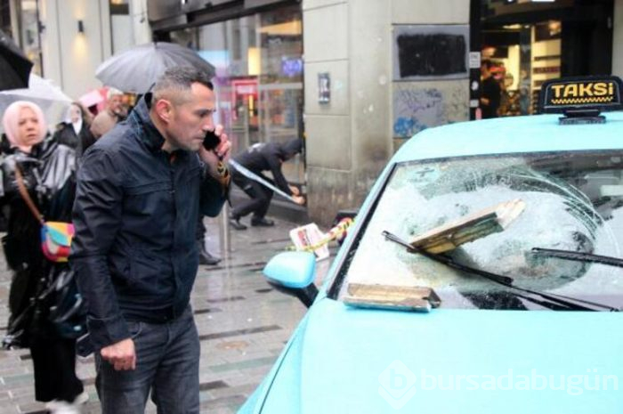 Taksiye ok gibi saplandı