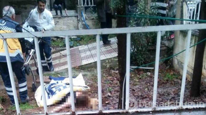 Genç kız balkondan bahçeye düştü
