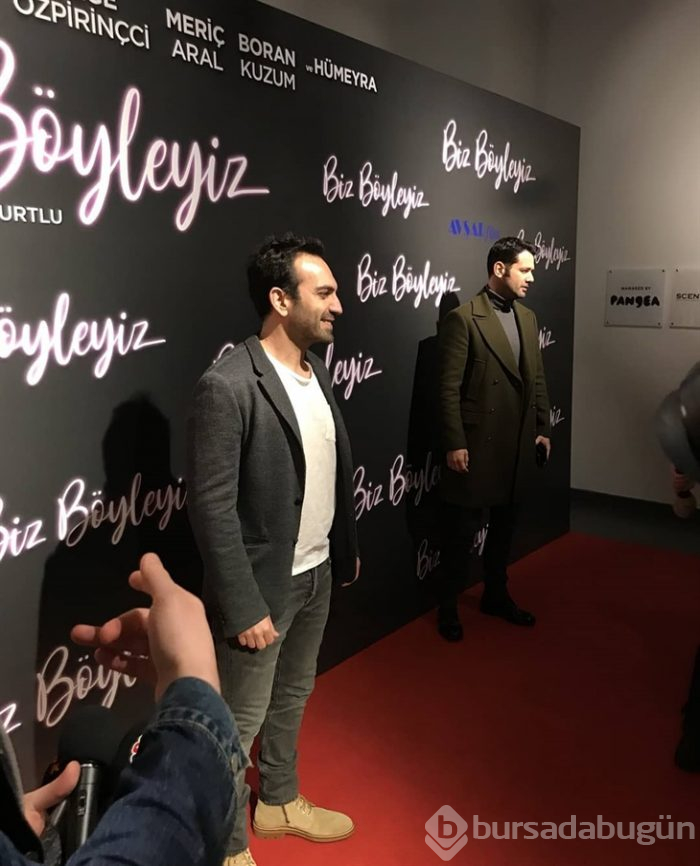 'Biz Böyleyiz'in galasına ünlü isimler akın etti!