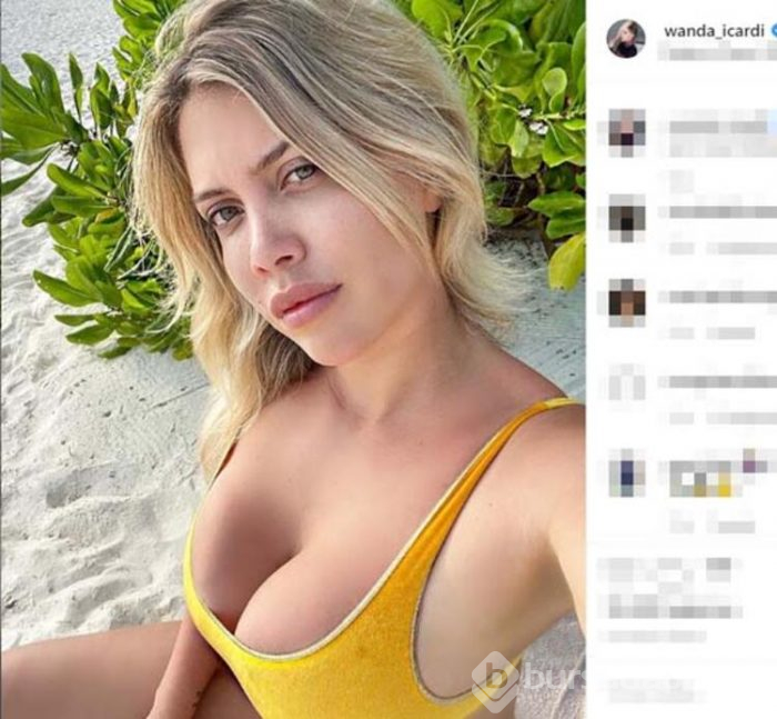 Icardi'nin eşi Wanda Nara'nın pozu çok konuşuldu!