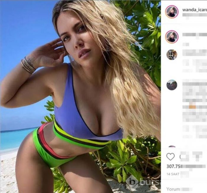 Icardi'nin eşi Wanda Nara'nın pozu çok konuşuldu!