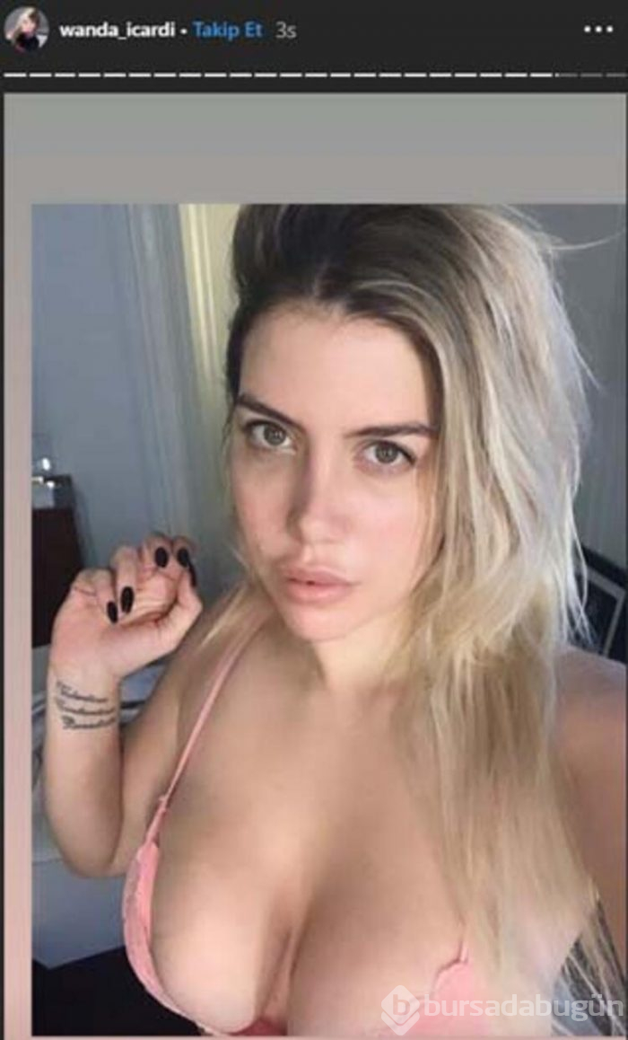 Icardi'nin eşi Wanda Nara'nın pozu çok konuşuldu!