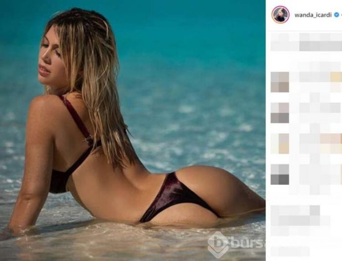 Icardi'nin eşi Wanda Nara'nın pozu çok konuşuldu!