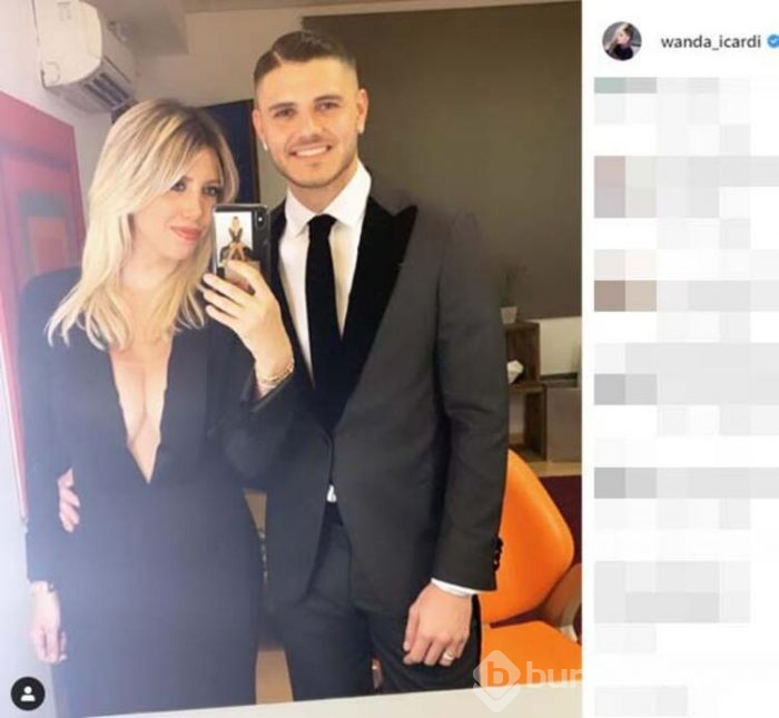 Icardi'nin eşi Wanda Nara'nın pozu çok konuşuldu!