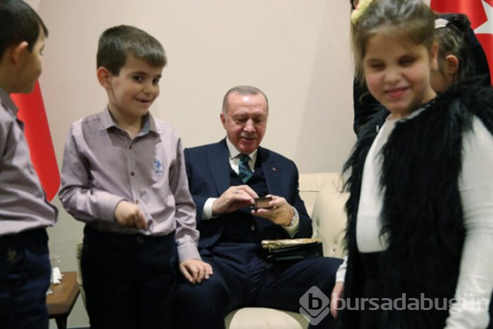 Cumhurbaşkanı Erdoğan'dan çocuklara çok özel hediye