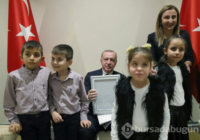 Cumhurbaşkanı Erdoğan'dan çocuklara çok özel hediye