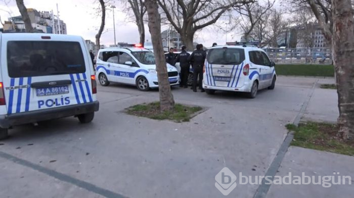 Taksim'de hareketli dakikalar!