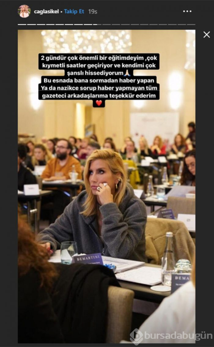 Çağla'dan aşk iddialarına yanıt