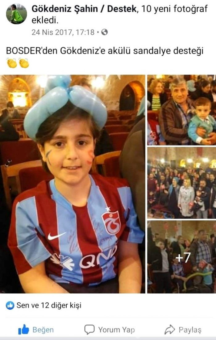 Kas hastası Bursalı Gökdeniz'e evinde konser verdi