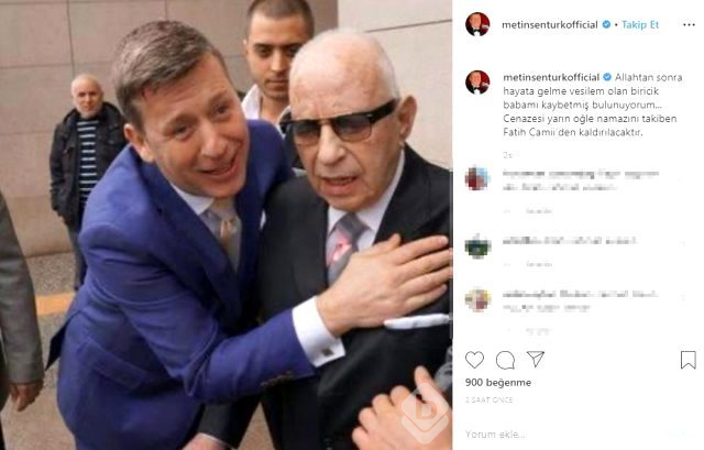 Metin Şentürk'ün acı vedası!