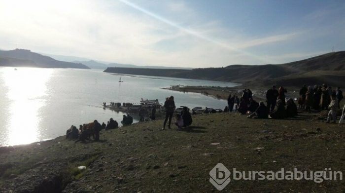 Dakikalar içinde sular altında kaldı