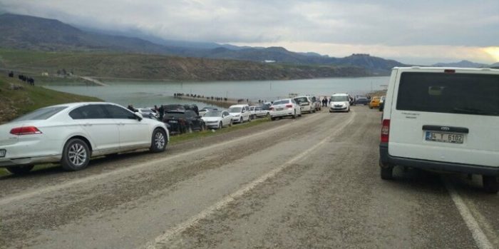 Dakikalar içinde sular altında kaldı