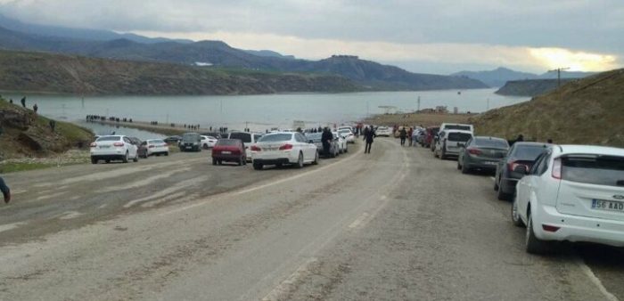 Dakikalar içinde sular altında kaldı